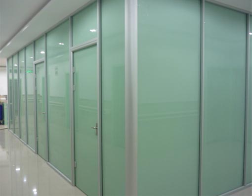 磨砂玻璃隔断
